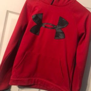 Red Under Armour Storm Hoodie